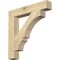Ekena Millwork Balboa Block Rough Sawn Bracket, Douglas Fir, 4"W x 26"D x 26"H BKT04X26X26BOA05RDF - alternate 1